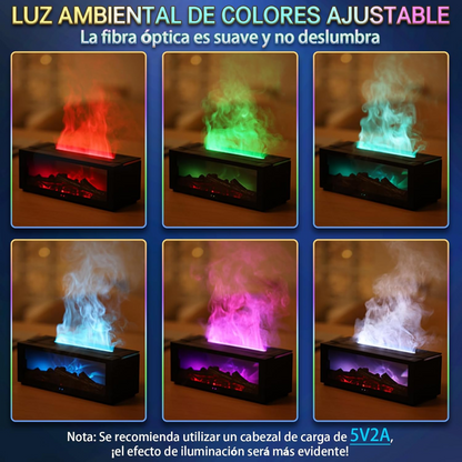 Humidificador automàtico con luces LED