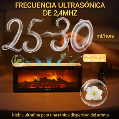 Humidificador automàtico con luces LED